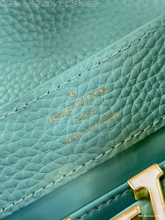 Aaa replica ru LOUIS VUITTON MINI-22*12*8CM CAPUCINES 0713